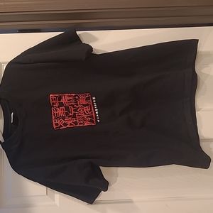 Black cotton t-shirt